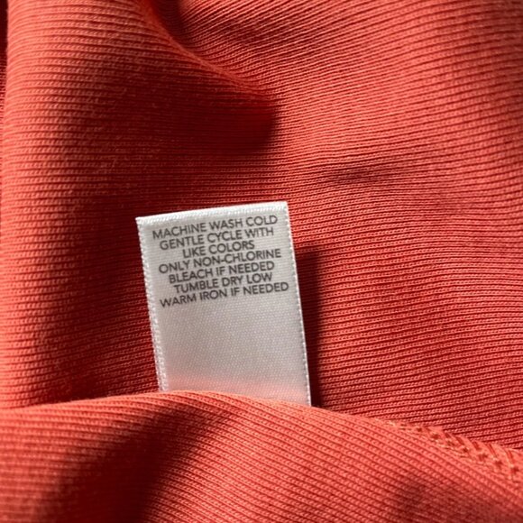 NWT CJ Banks Womens Burnt Red 3/4 Sleeve Casual Comfy Cotton T-Shirt Size 2X - Picture 5 of 9